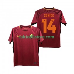 Maglia AS Roma SCHICK 14 2017-2018 Retro Gara Home Uomo MC