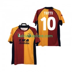 Maglia AS Roma Totti 10 2000-2001 Retro Gara Home Uomo MC