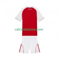 Maglia Arsenal Gara Home Completo Bambino 2-13 Anni 2025-2026 MC