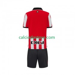 Maglia Athletic Bilbao Gara Home Completo Bambino 2-13 Anni 2025-2026 MC