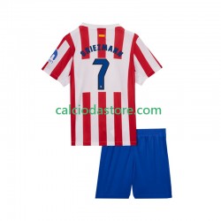Maglia Atlético Madrid Antoine Griezmann 7 Gara Home Completo Bambino 2-13 Anni 2025-2026 MC