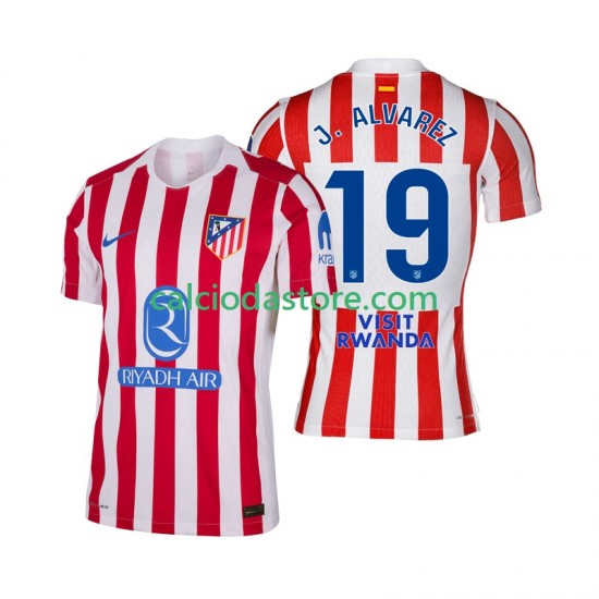 Maglia Atlético Madrid Julian Alvarez 19 Gara Home Uomo 2025-2026 MC Maglia Atlético Madrid Julian Alvarez 19 Gara Home Uomo 2025-2026 MC