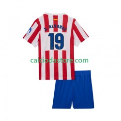 Maglia Atlético Madrid Julian Alvarez 19 Gara Home Completo Bambino 2-13 Anni 2025-2026 MC