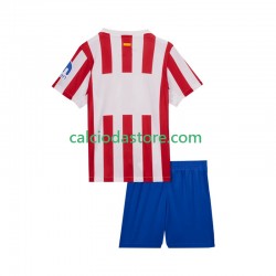 Maglia Atlético Madrid Gara Home Completo Bambino 2-13 Anni 2025-2026 MC