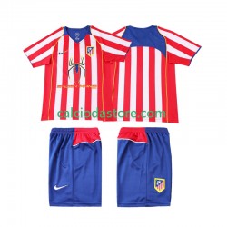 Maglia Atlético Madrid 2005 Retro Gara Home Completo Bambino 2-13 Anni 2004 MC