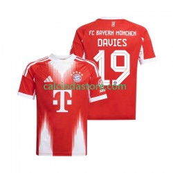 Maglia FC Bayern München Alphonso Davies 19 Gara Home Uomo 2025-2026 MC