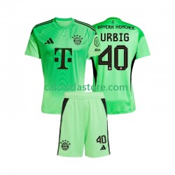 Maglia Portiere FC Bayern München Jonas Urbig 40 Gara Home Completo Bambino 2-13 Anni 2025-2026 MC