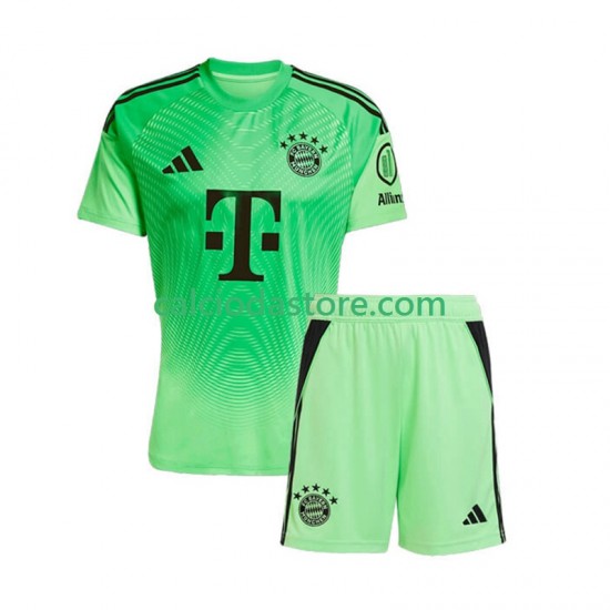 Maglia Portiere FC Bayern München Gara Home Completo Bambino 2-13 Anni 2025-2026 MC Maglia Portiere FC Bayern München Gara Home Completo Bambino 2-13 Anni 2025-2026 MC