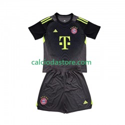 Maglia Portiere FC Bayern München Gara Terza Completo Bambino 2-13 Anni 2025-2026 MC