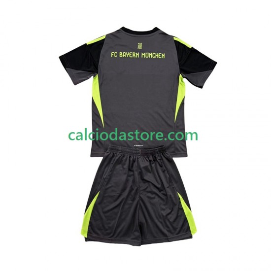 Maglia Portiere FC Bayern München Gara Terza Completo Bambino 2-13 Anni 2025-2026 MC