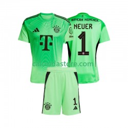 Maglia Portiere FC Bayern München Manuel Neuer 1 Gara Home Completo Bambino 2-13 Anni 2025-2026 MC