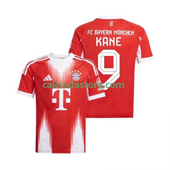 Maglia FC Bayern München Harry Kane 9 Gara Home Uomo 2025-2026 MC Maglia FC Bayern München Harry Kane 9 Gara Home Uomo 2025-2026 MC