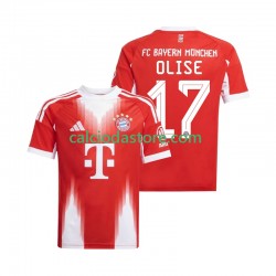 Maglia FC Bayern München Michael Olise 17 Gara Home Uomo 2025-2026 MC
