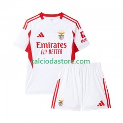 Maglia Benfica Gara Terza Completo Bambino 2-13 Anni 2025-2026 MC