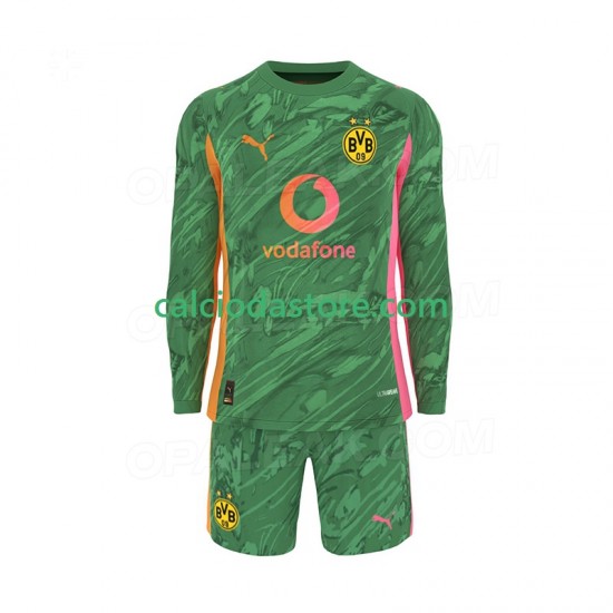 Maglia Portiere Borussia Dortmund Gara Home Completo Bambino 2-13 Anni 2025-2026 ML Maglia Portiere Borussia Dortmund Gara Home Completo Bambino 2-13 Anni 2025-2026 ML