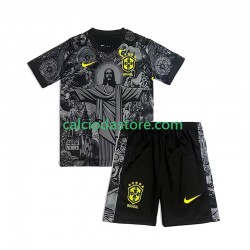 Brasile Cheist the Redeemer Football Shirts Gara Home Completo Bambino 2-13 Anni 2024 MC
