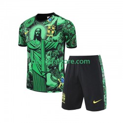 Brasile JESUS Special Football Shirts Gara Home Completo Bambino 2-13 Anni 2024-2025 MC