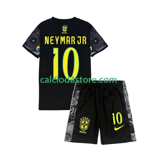 Brasile Neymar JR 10 Cheist the Redeemer Football Shirts Gara Home Completo Bambino 2-13 Anni 2024 MC Brasile Neymar JR 10 Cheist the Redeemer Football Shirts Gara Home Completo Bambino 2-13 Anni 2024 MC