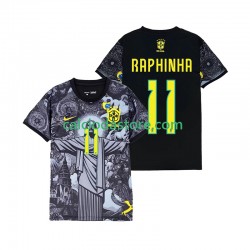 Maglia Brasile RAPHINHA 11 Cheist the Redeemer Gara Home Uomo 2024 MC