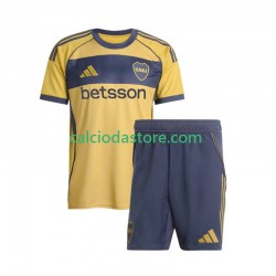 Maglia CA Boca Juniors Gara Away Completo Bambino 2-13 Anni 2025-2026 MC