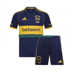 Maglia CA Boca Juniors Gara Home Completo Bambino 2-13 Anni 2025-2026 MC