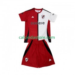 Maglia CA River Plate Gara Terza Completo Bambino 2-13 Anni 2024-2025 MC