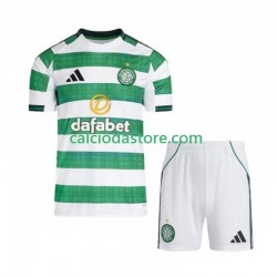 Maglia Celtic FC Gara Home Completo Bambino 2-13 Anni 2025-2026 MC