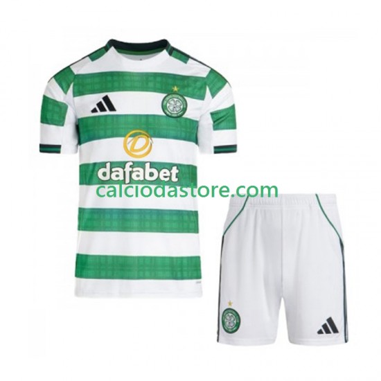 Maglia Celtic FC Gara Home Completo Bambino 2-13 Anni 2025-2026 MC Maglia Celtic FC Gara Home Completo Bambino 2-13 Anni 2025-2026 MC
