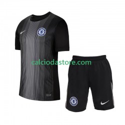 Maglia Portiere Chelsea Gara Home Completo Bambino 2-13 Anni 2025-2026 MC