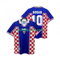 Maglia Croazia BOBAN 10 Retro Gara Away Uomo 1998 MC
