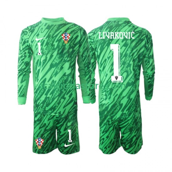 Maglia Portiere Croazia DOMINIK LIVAKOVIC 1 Gara Away Completo Bambino 2-13 Anni 2024 ML Maglia Portiere Croazia DOMINIK LIVAKOVIC 1 Gara Away Completo Bambino 2-13 Anni 2024 ML