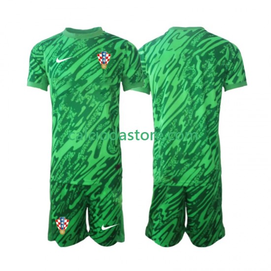 Maglia Portiere Croazia Gara Away Completo Bambino 2-13 Anni 2024 MC Maglia Portiere Croazia Gara Away Completo Bambino 2-13 Anni 2024 MC