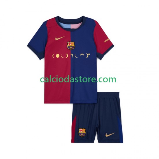 Maglia FC Barcelona Coldplay Gara Home Completo Bambino 2-13 Anni 2024-2025 MC Maglia FC Barcelona Coldplay Gara Home Completo Bambino 2-13 Anni 2024-2025 MC