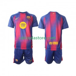 Maglia FC Barcelona Gara Home Completo Bambino 2-13 Anni 2025-2026 MC