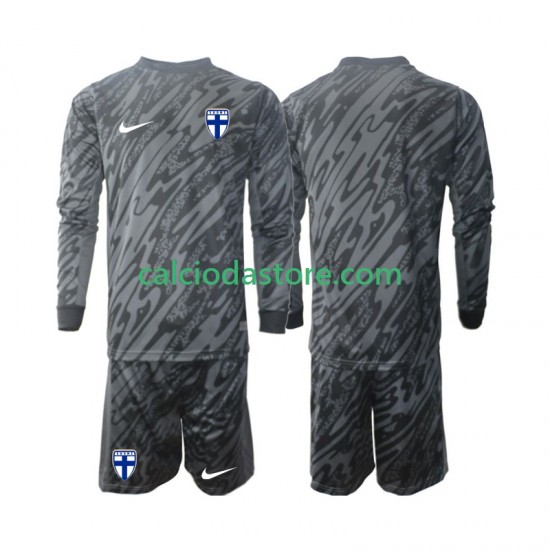 Maglia Portiere Finlandia Gara Home Completo Bambino 2-13 Anni 2024 ML Maglia Portiere Finlandia Gara Home Completo Bambino 2-13 Anni 2024 ML