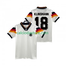 Maglia Germania KLINSMANN 18 1992 Retro Gara Home Uomo MC