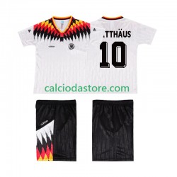 Maglia Germania MATTHAUS 10 Retro Gara Home Completo Bambino 2-13 Anni 1994 MC