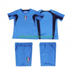 Maglia Italia Retro Gara Home Completo Bambino 2-13 Anni 2006 MC