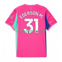 Maglia Portiere Manchester City Ederson Moraes 31 Gara Away Uomo 2025-2026 MC