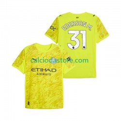 Maglia Portiere Manchester City Ederson Moraes 31 Gara Terza Uomo 2025-2026 MC