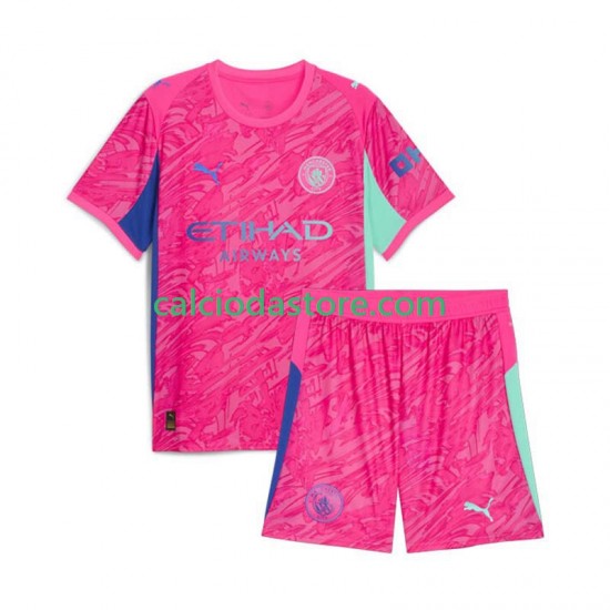 Maglia Portiere Manchester City Gara Away Completo Bambino 2-13 Anni 2025-2026 MC Maglia Portiere Manchester City Gara Away Completo Bambino 2-13 Anni 2025-2026 MC