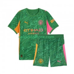 Maglia Portiere Manchester City Gara Home Completo Bambino 2-13 Anni 2025-2026 MC