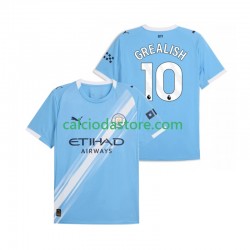 Maglia Manchester City Jack Grealish 10 Gara Home Uomo 2025-2026 MC