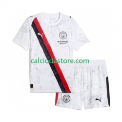 Maglia Manchester City UPER Kids Gara Home Completo Bambino 2-13 Anni 2025-2026 MC