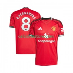 Maglia Manchester United Bruno Fernandes 8 Gara Home Uomo 2025-2026 MC