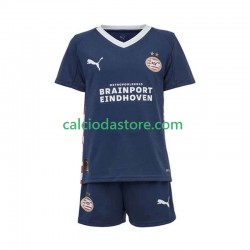Maglia PSV Eindhoven Gara Away Completo Bambino 2-13 Anni 2025-2026 MC