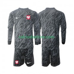 Maglia Portiere Polonia Gara Away Completo Bambino 2-13 Anni 2024 ML