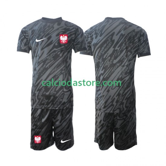 Maglia Portiere Polonia Gara Away Completo Bambino 2-13 Anni 2024 MC Maglia Portiere Polonia Gara Away Completo Bambino 2-13 Anni 2024 MC