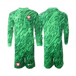 Maglia Portiere Polonia Gara Terza Completo Bambino 2-13 Anni 2024 ML