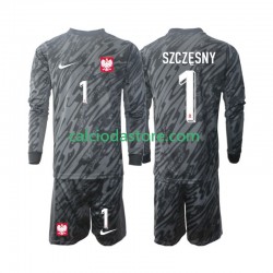 Maglia Portiere Polonia Szczesny 1 Gara Away Completo Bambino 2-13 Anni 2024 ML